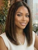 7x5 Lace Closure Human Hair Wig with 150% Density and Yaki Straight Texture
