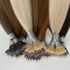 100% Virgin Remy Human Hair Nano Ring Hair Extension with 10-30 Inch Length and Dyeable Options