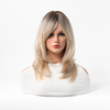 Wholesale Long Curly Hair Chemical Fiber Full Lace Wig for Women Full Head Set Wig