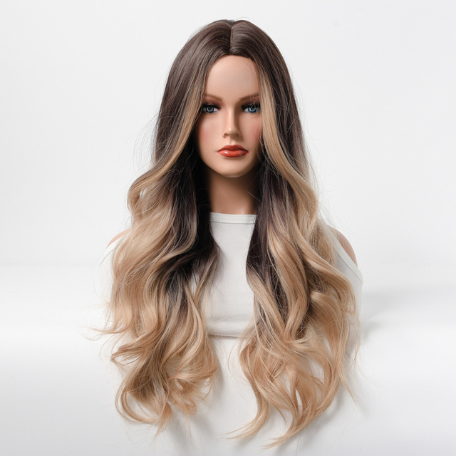 Customizable Long Curly Human Hair Wig with Purple Brown Trend and Heat Styling Compatibility